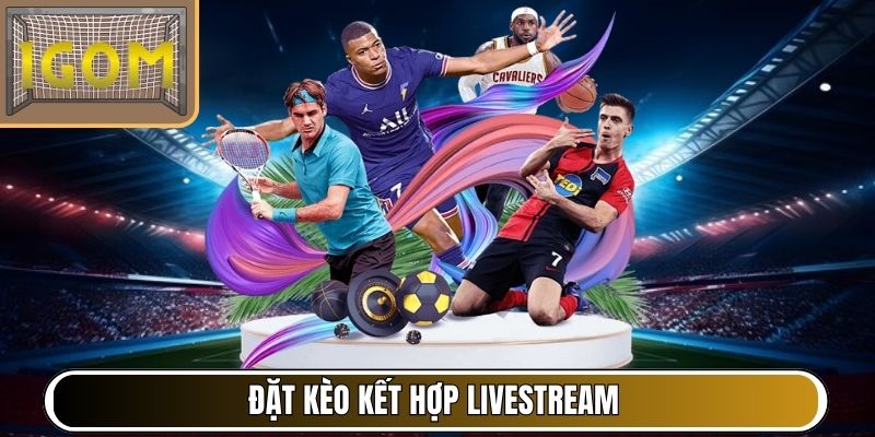 Đặt kèo kết hợp livestream