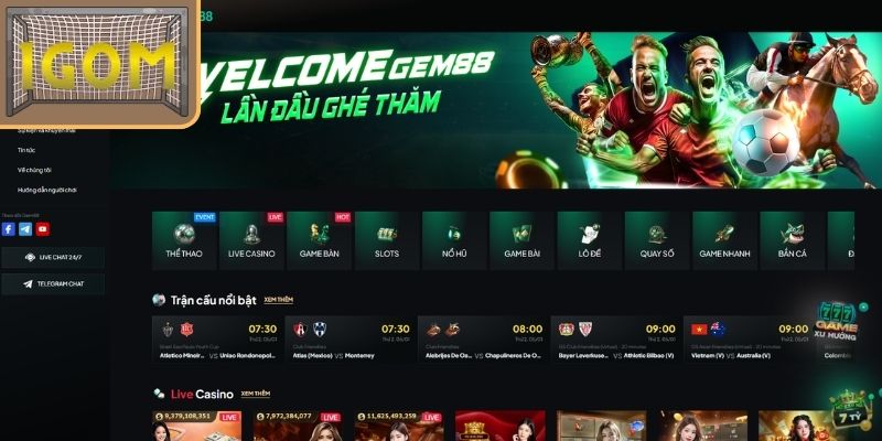 Giới thiệu về trang web cá cược Gem88

