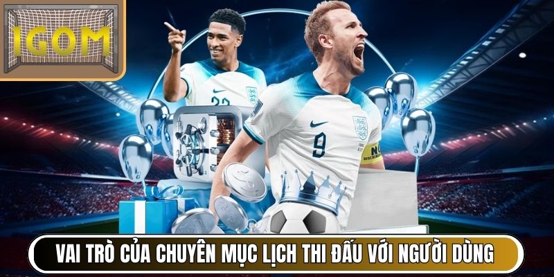 Vai trò thiết yếu của chuyên mục lịch thi đấu với người dùng