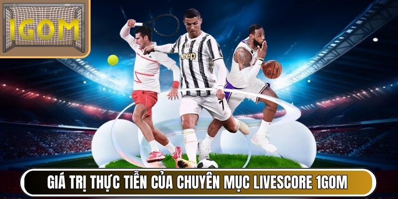 Giá trị thực tiễn của chuyên mục livescore 1Gom