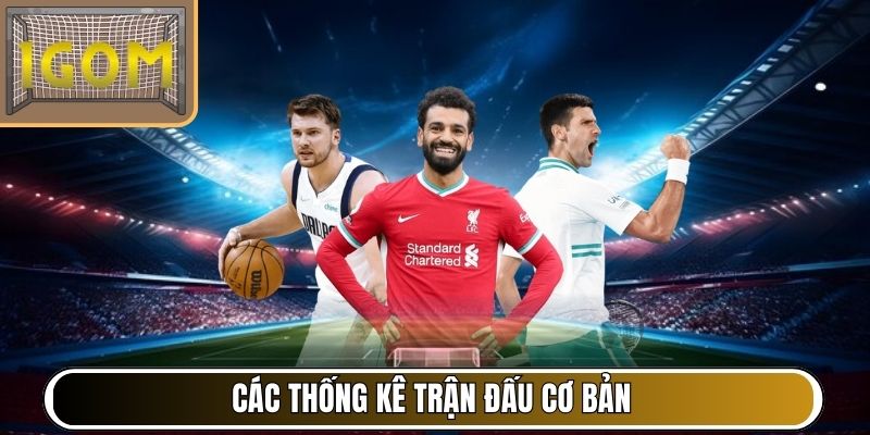 Các thống kê trận đấu cơ bản