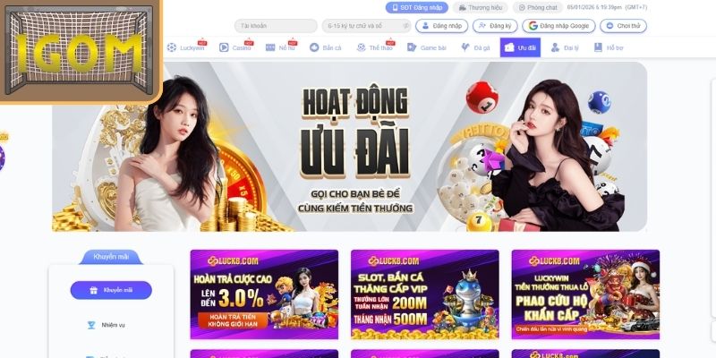 Khuyến mãi và ưu đãi LUCK8 cập nhật mới nhất 2026