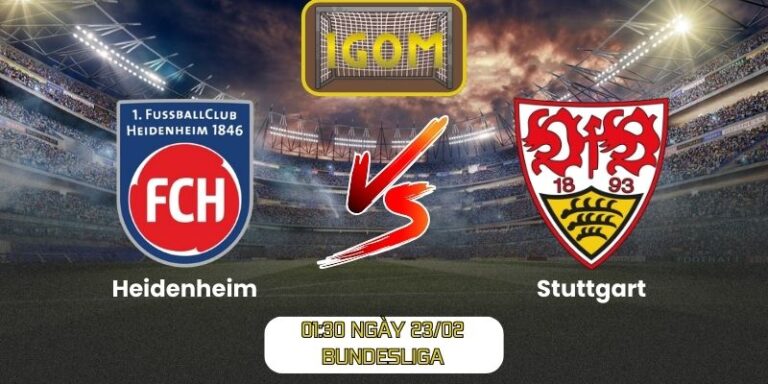 Soi kèo Heidenheim vs Stuttgart (01:30 ngày 23/02, Bundesliga)